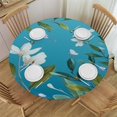 thumbnail image 1 of HAOXIT Table Cloth Wrinkle Free Table Cover Flower Tablecloth tablecloth for 46-50, 1 of 8