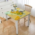 thumbnail image 1 of HAOXIT Table Cloth-Yellow Theme Square Table Covers Fruit Stand Decoration Rectangular 36*36, 1 of 7