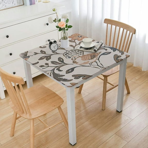 HAOXIT Table Cloths Decorative Washable Rectangle Tablecloth, Dining, Kitchen &amp; Camping, - Thanksgiving/Christmas 46*46