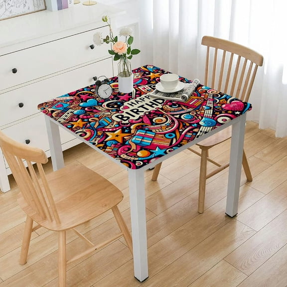HAOXIT Table Cloths for Parties Cute Small s Decorative for Wedding 44''x44''