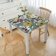 thumbnail image 1 of HAOXIT Tablecloth, Block Print Table Cover for Dining, Parties, Weddings, , Grand Millenial Decor 36*36, 1 of 8