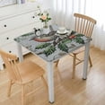 thumbnail image 1 of HAOXIT  Table Cover Decorative Tablecloth Washable Square Tablecloths, Dining, Home, Wedding, Banquet, Buffet, Christmas Dew -Thanksgiving/Christmas 40*40, 1 of 7