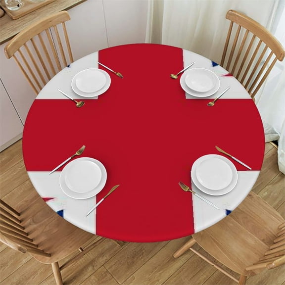 HAOXIT Tablecloth, Flag United Kingdom Modern British Loyalty, Dining Room Kitchen Round Table Cover