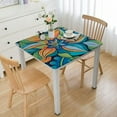 thumbnail image 1 of HAOXIT  Tablecloth, Original Design Hand Drawing Art Print Table Cloth, Washable Water Resistance Microfiber Decorative Rectangle Table Cover 46*46, 1 of 7