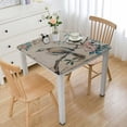 thumbnail image 1 of HAOXIT Tablecloth Premium Table Cover Decorative Rectangle Tablecloths Washable Kitchen, Dining, Parties - Peacock Uthopia - 52*52, 1 of 7