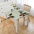thumbnail image 1 of HAOXIT  Tablecloth, Printed Rectangle &amp; Square Table Cover for Kitchen Dining Linen I Parties, Thanksgiving, Christmas, Weddings, Restaurants | Christmas Cherry 40*40, 1 of 8