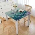 thumbnail image 1 of HAOXIT Tablecloth, Sea Theme Party Table Covers Printed Square Waterproof Washable Table Cloth Supplies for Kids Girls Birthday Baby Shower Party Decoration 40*40, 1 of 7