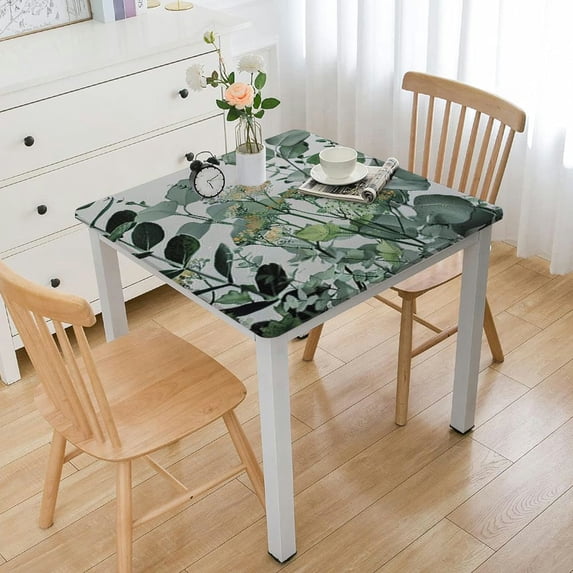 HAOXIT Tablecloth Square - Decorations for Home - Water Resistant Flower Table Cloth Rectangle for Party,Table 36*36