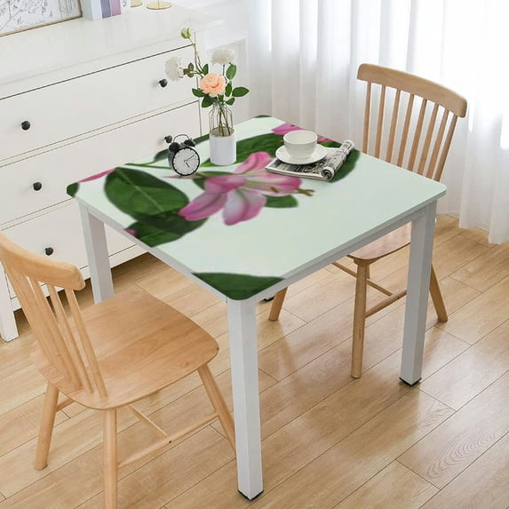 HAOXIT Tablecloth Square Summer Table Cloth Tablecloth Polyester Table Cover for Kitchen Dining Room Party Summer 46*46