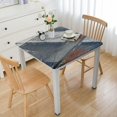 thumbnail image 1 of HAOXIT Tablecloth for Square Tables Blue and Grey Abstract Paint Art Graffiti Waterproof Polyester Table Cloth for Kitchen Dinning Table Washable Table Cover for Parties/Wedding/Picnic  white, 1 of 7