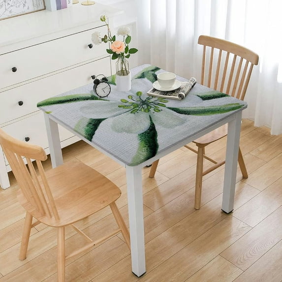 HAOXIT Tablecloth Table Cover Decorative Washable Square Tablecloths, Kitchen, Dining & Camping, - Thanksgiving/Christmas 46*46
