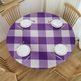 thumbnail image 1 of HAOXIT Tablecloth, Various Different with Feminine Companionship Fun, Dining Room Kitchen Round Table Cover 42-46, 1 of 8