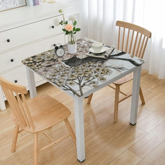 HAOXIT Tablecloths Polyester Table Cloth for Kitchen Dinning Table Table Cover for Parties Wedding 40*40