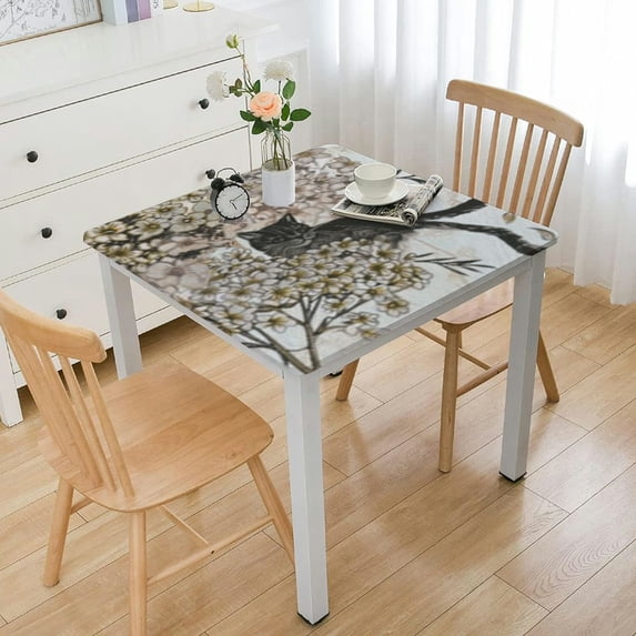 HAOXIT Tablecloths Polyester Table Cloth for Kitchen Dinning Table Table Cover for Parties Wedding 46*46