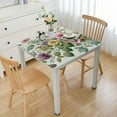 thumbnail image 1 of HAOXIT Tablecloths for Square Table Cover, Cotton Linen Fabric Table Cloth for Dining Room Kitchen, Farmhouse Botanical 44''x44'', 1 of 7