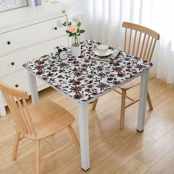 HAOXIT Termeh Elegance — Paisley Tablecloth — Washable & Reusable Tablecloth for Rectangle Table & Square Table — Hand Painted Cotton Tablecloth & Hand Woven by Skilled Artisan 40*40
