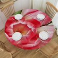 thumbnail image 1 of HAOXIT Tulip Tablecloth Water Effect Fresh Round Stain Resistant, Spillproof and Washable Table Cloth 54-58, 1 of 8