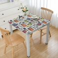 thumbnail image 1 of HAOXIT , Utensils Design Print, Rectangular Table Cover for Dining Room Kitchen Decor 44''x44'', 1 of 7