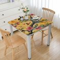 thumbnail image 1 of HAOXIT  Vintage Bird Floral Square  Tablecloth Washable Reusable Decoration Table Cover for Kitchen Party 46*46, 1 of 7