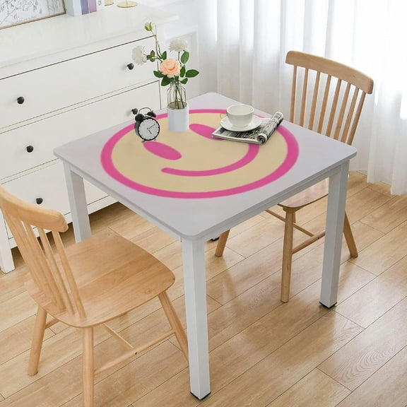 HAOXIT Washable Tablecloth. | Birthday Party Decorations, Bachelorette Party Supplies, Rainbow Baby Shower, Pastel , 36*36