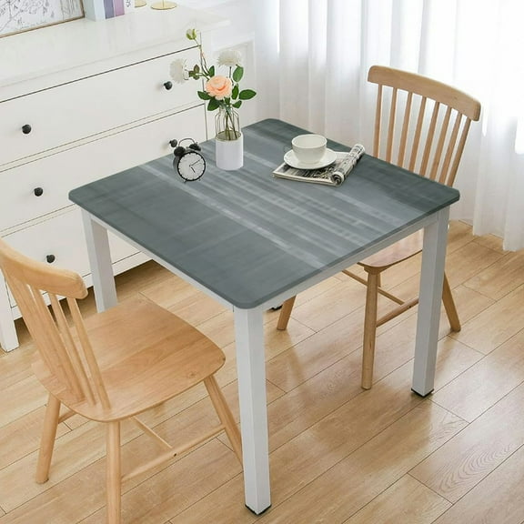 HAOXIT  Waterproof Rectangle PVC Tablecloth, Vinyl Table Cloth Cover Oil Proof Spill Proof Wipeable Table Cloths for Indoor and Outdoor Use 36*36