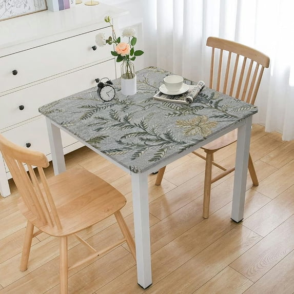 HAOXIT for Rectangle Tables, Wrinkle and Stain Resistant Washable Table Cloth, Toile Table Cover 40*40