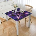 thumbnail image 1 of HAOXIT n Pagan Party Square Table Cloth Cover Decorations Fabric Square Tablecloth for Home Dining Room Kitchen Decor 52*52, 1 of 7