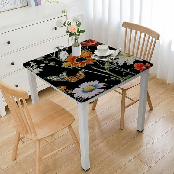 HAOXIT s Rectangular, Table Cloth Rectangle Waterproof Polyester Fabric s Party Picnic Dinner 36*36