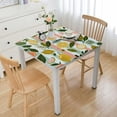 thumbnail image 1 of HAOXIT square Table Cloth Sketch White Stripe,Waterproof Oil-Proof Table Cover Washable Orange Fruit,Tabletop Decor for Kitchen Dinner,,Outdoor Picnic 48''x48'', 1 of 7
