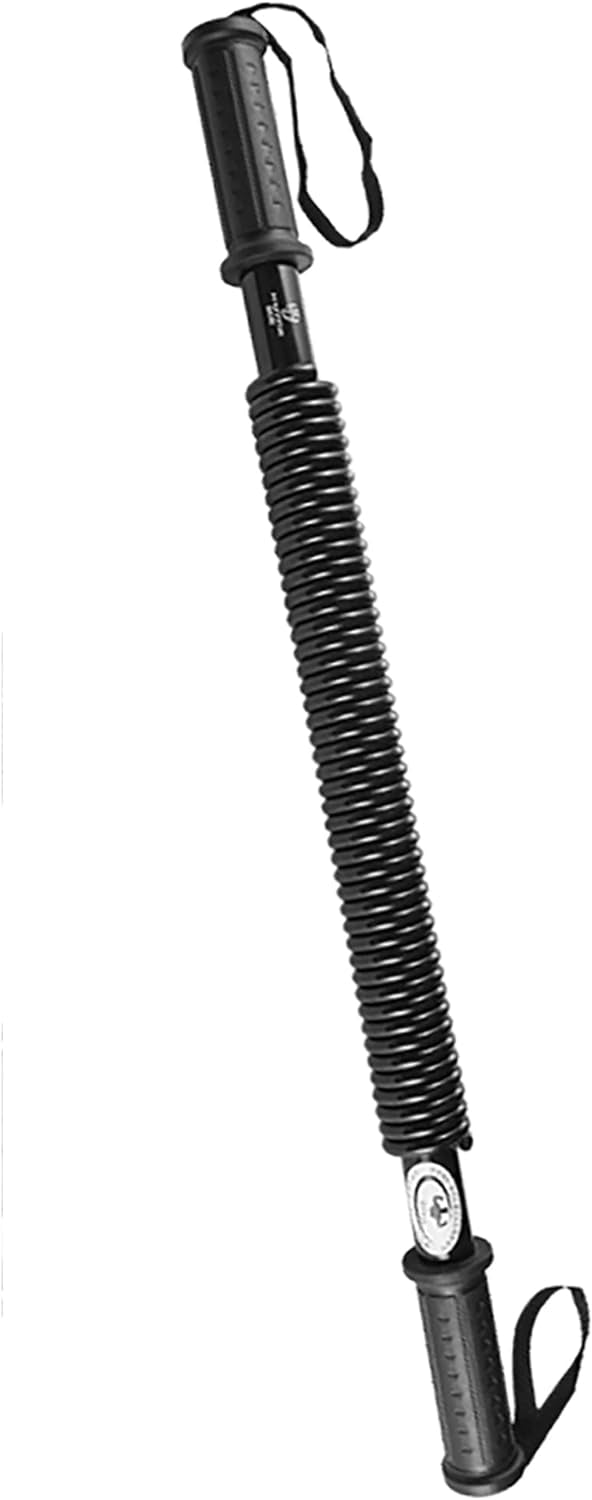 HAOYING Red Power Twister Bar – Heavy Duty 60-130 Kg Spring Exerciser For Arm, Chest & Shoulder Strength