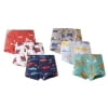 HAOYUNL 6 Packs Boys Briefs Underwear for Kids Toddler Cotton Dinosaur Print Panties Shorts Undies Little Boys Underwear 2-10T