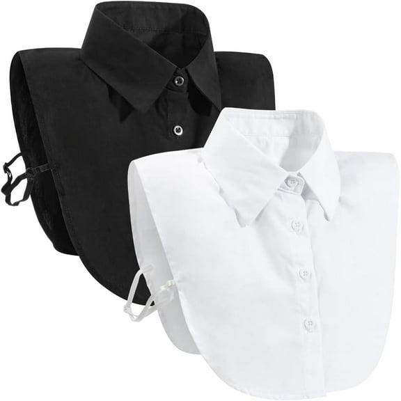 HAOYUNL Girls Fake Collar Women Detachable Collar Blouse Collar Half Shirts False Collar