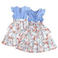 thumbnail image 1 of HAOYUNL Girls'Print Dresses Sleeveless Pullover Spring Fall Floral Dress Big Little Girls Dress for Kids Teen 7-12T, 1 of 7