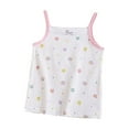 thumbnail image 1 of HAOYUNL Kids Baby Spaghetti Strap Undershirts for Girls Summer Cartoon Print Sling Vest Toddler Sleeveless Tops Casual Clothes for 3-8Y, 1 of 9