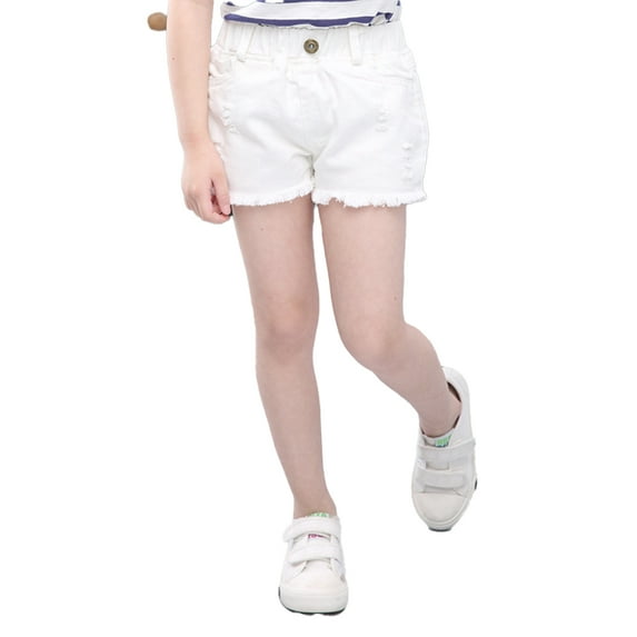 HAOYUNL Kids Teen Girls Shorts 2-16Y Toddler Sports Short Pants Stretch High Waisted Shorts Fashion Shorts