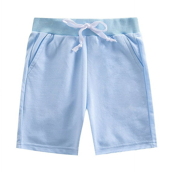 HAOYUNL Kids Toddler Shorts for Boys Girls,Baby Cotton Casual Shorts Summer Shorts Kids Solid Short Pants Five Quarter Pants 1-9 Years