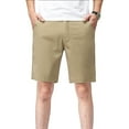 thumbnail image 1 of HAOYUNL Men's Shorts Summer Thin Tencel Suit Shorts Men's Straight Leg Loose Shorts Five Pants, 1 of 7