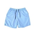 thumbnail image 1 of HAOYUNL Men's Solid Color Swim Trunks Surf Swim Trunks Beach Pants Casual Quarter Shorts Fifth Pants M-5XL, 1 of 7
