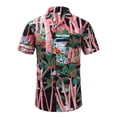 thumbnail image 1 of HAOYUNL Mens Hawaiian Shirt Flower Shirts Button Shirts Print Shirt Linen Casual Summer Clothes S-2XL, 1 of 9