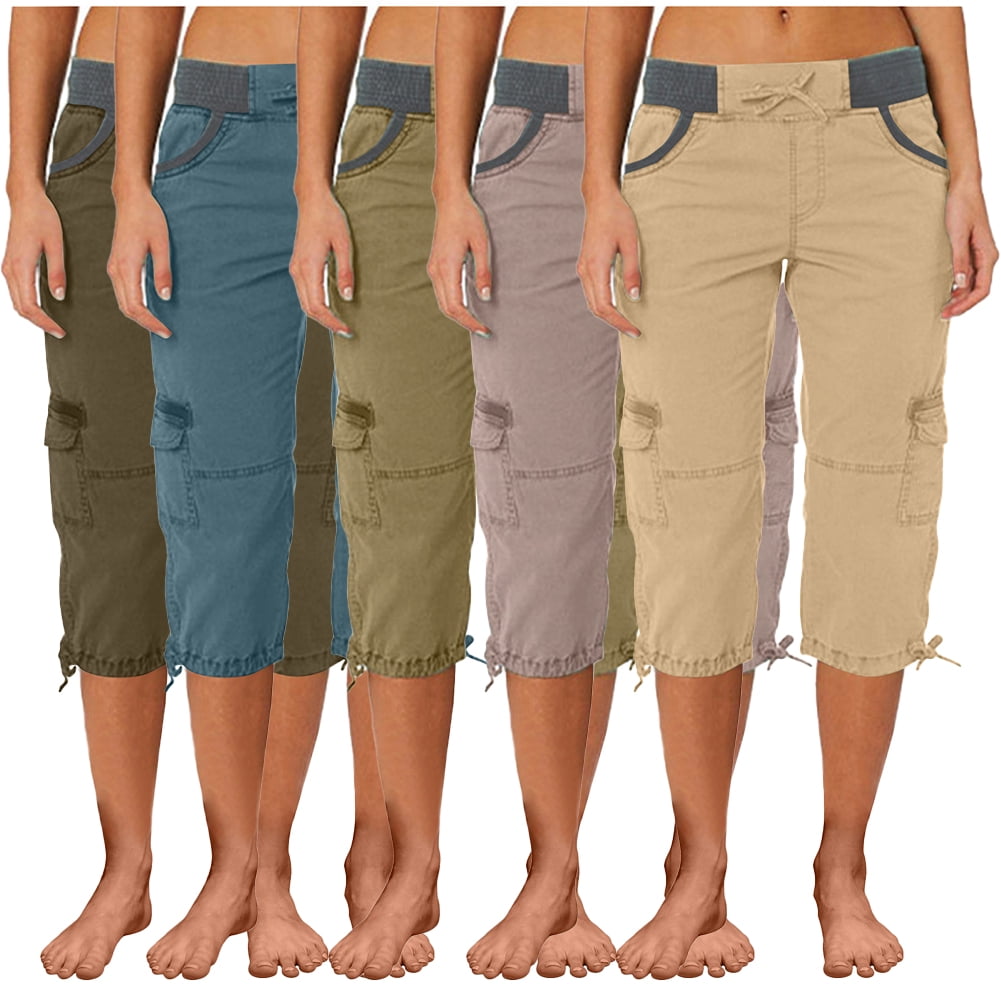 Time and Tru Women's Parachute Cargo Jogger Pants, 29