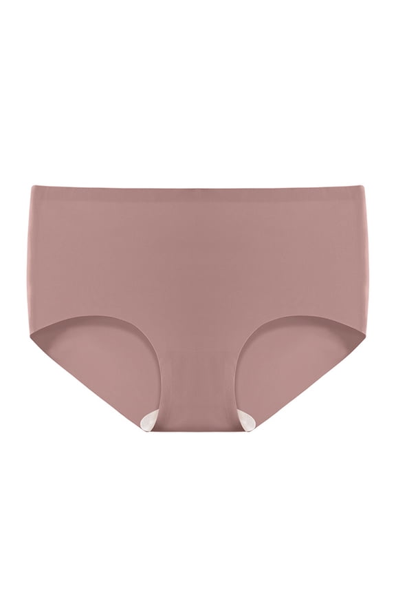 Women's Underwears Seamless Hipster No Show Invisible Ice Silk Stretch Bikini Underwear Panty M-XL