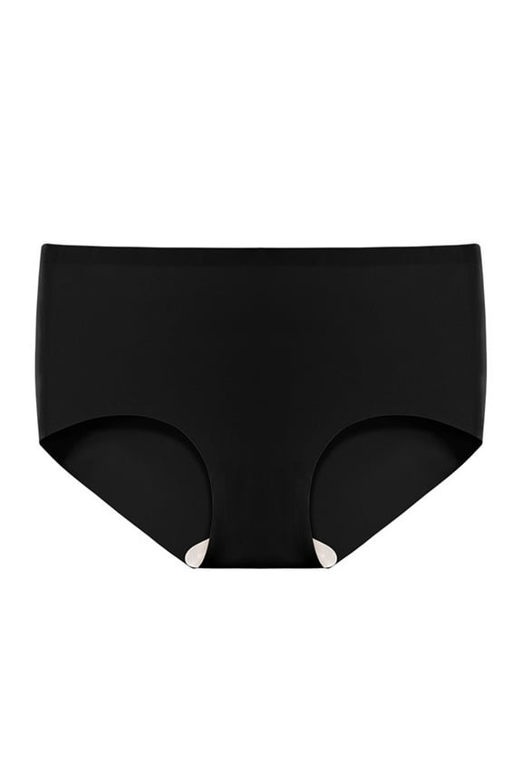 Women's Underwears Seamless Hipster No Show Invisible Ice Silk Stretch Bikini Underwear Panty M-XL