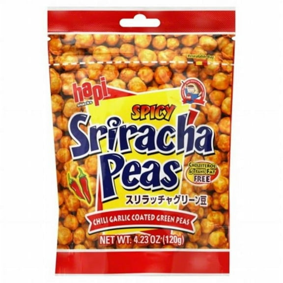 HAPI SNACK PEA GRN CHILI-4.23 OZ -Pack of 12