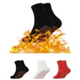 thumbnail image 1 of HAPIMO 3 Pairs, Solid Color Socks Running Athletic Socks Ankle Socks Winter Cotton Socks Warm Xmas Gifts for Women Men Sports Heating Socks Breathable Multi-color, 1 of 8