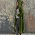thumbnail image 1 of HAPIMO Women'S Midi Knit Cardigan Sweaters Fall Fashion Long Sleeve Open Front Hoodies Trendy Casual Sweater Jacket V Neck Pockets Coats Green L, 1 of 7