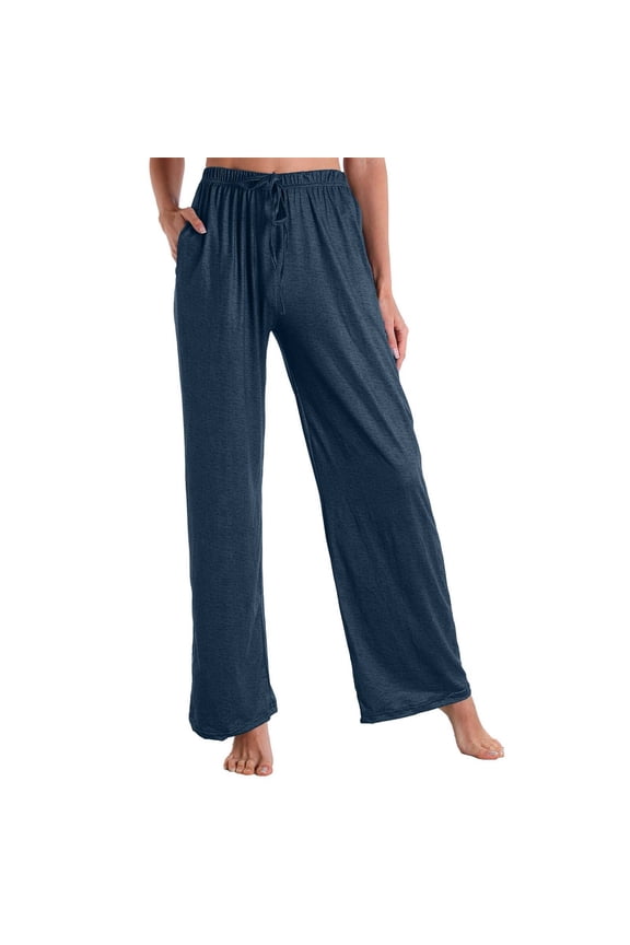 Cotton Linen Straight Pants with Pocket for Women Elastic Waist Drawstring Trousers Leisure Relaxed Trendy Clothes Retro Solid Color Gray XXL