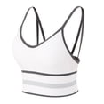 thumbnail image 1 of HAPIMO Discount Sports Bras for Women Cozy Athletic Vest Workout Activewear Bra Running Padded Bralette Stretch Elastic Double Shoulder Strap White One Size, 1 of 5