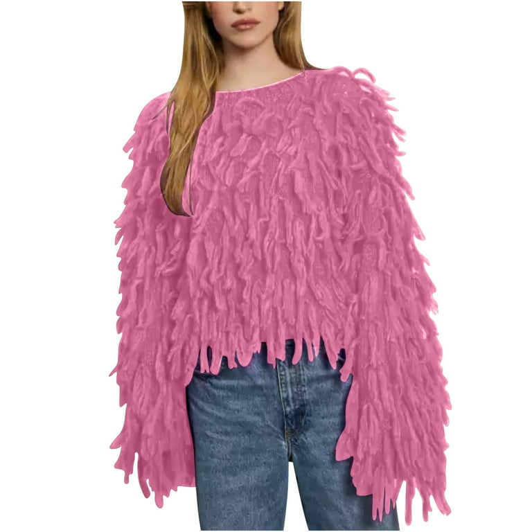 Fashion Tassel Round Neck Long Sleeve Sweaters Fashion Tassel Round Neck Long Sleeve Sweaters