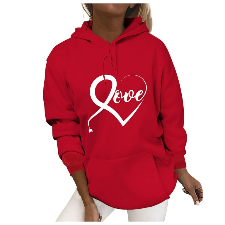 HAPIMO Discount Valentine s Day Sweatshirts for Women Womens