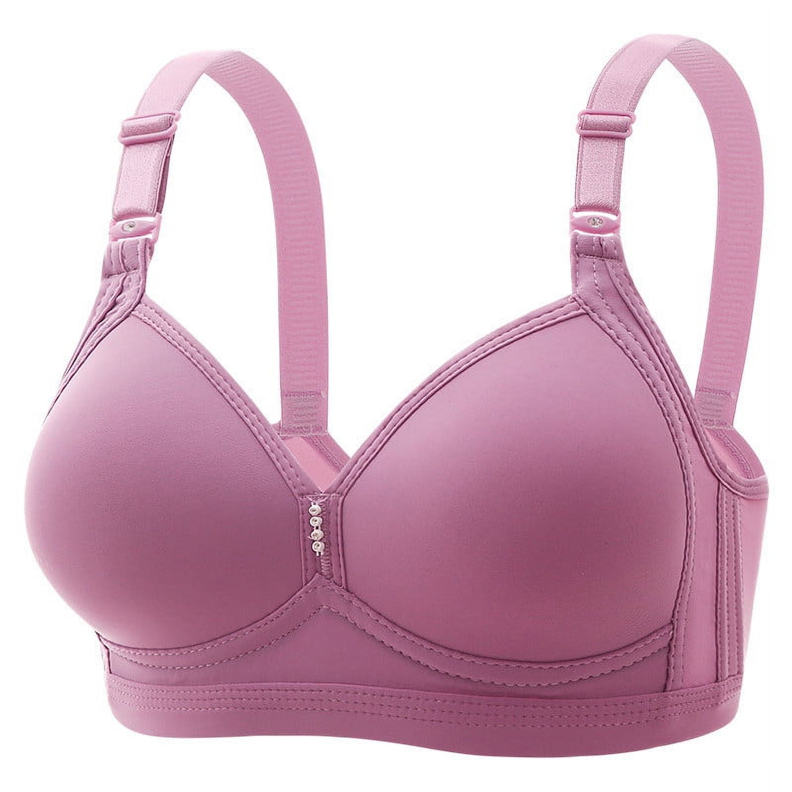 Women Comfortable Cotton Bra Gift For Mom Fashion Soft Bralette Underwear  Stretch Plus Size Pink Nude Color Vest Brassiere - AliExpress